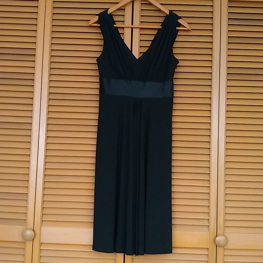 Jones Wear Black Dress Sleeveless Basic Funeral 6